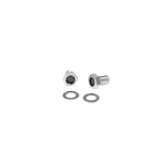 A pair of TC Bros Breather Bolts for 1991-2022 Sportster & EVO Big Twin bolts on a white background.