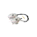 Mikuni Carb Kit tuned by TC Bros. for 1976-1984 Yamaha XS650, includes two 34MM VM round-slide carburetors with jet kit, cables, and mounting parts—ideal for upgrading your Yamaha XS650.