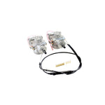 Mikuni Carb Kit tuned by TC Bros. for 1976-1984 Yamaha XS650, includes two 34MM VM round-slide carburetors with jet kit, cables, and mounting parts—ideal for upgrading your Yamaha XS650.