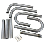A set of TC Bros. DIY Builder Exhaust Kit fits Harley Sportster & Big Twin Evo custom exhaust pipes kit.