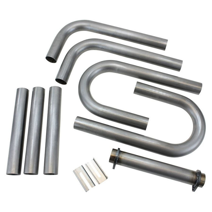 A set of TC Bros. DIY Builder Exhaust Kit pipes and TC Bros. Harley Davidson Shovelhead tubes.