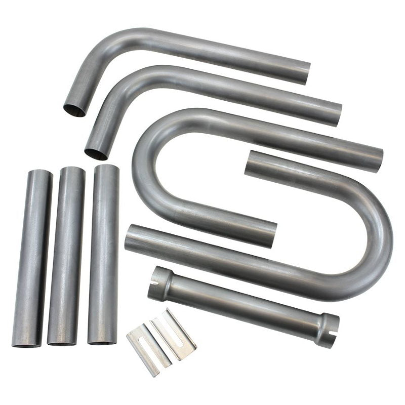 A set of TC Bros. DIY Builder Exhaust Kit fits Harley Davidson Panhead and pipe fittings.