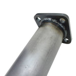 A TC Bros. DIY Builder Exhaust Kit fits Harley Davidson 3 Bolt STD Heads pipe on a background.