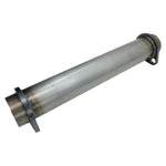 A Harley Shovelhead Exhaust Flange Set by TC Bros Choppers pipe on a white background.