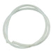 A 1/4" Clear Fuel Line 3ft made of plasticized PVC, suitable for gasoline or alcohol, on a white background.