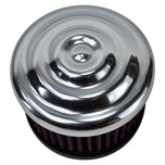 A vintage TC Bros. Ripple Polished Air Cleaner S&S Super E & G Carbs on a white background.