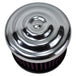 A vintage TC Bros. Ripple Polished Air Cleaner S&S Super E & G Carbs on a white background.
