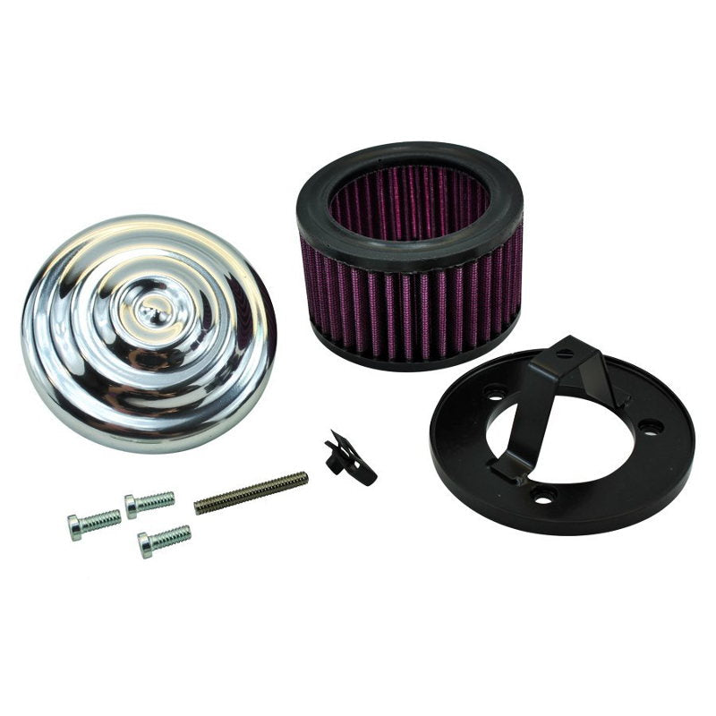Polished Ripple Air Cleaner (S&S Super E & G Carbs) – TC Bros Polished Ripple Air Cleaner (S&S Super E & G Carbs) – TC Bros