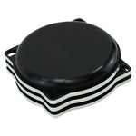 A black and white LC Fabrications HD CV Carb Cap on a white background.