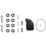 A sleek black S&S Cycle Mini Teardrop Stealth Air Cleaner Kit For Harley M8 2018-2022 Models, specifically designed for Harley M8 models from 2018-2022, placed against a clean white background.