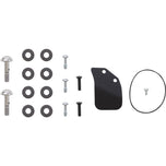 A sleek black S&S Cycle Mini Teardrop Stealth Air Cleaner Kit For Harley M8 2018-2022 Models, specifically designed for Harley M8 models from 2018-2022, placed against a clean white background.