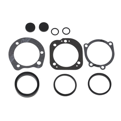 A set of Carburetor-to-Intake Manifold Seal Kit CV Carb gaskets and seals on a white background by James Gaskets.