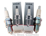 A group of NGK BP7ES spark plugs (pair).