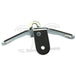 Mid-USA Top Engine Mount for Harley-Davidson Big Twin Evolution featuring a chrome engine stabilizer bracket with a black mounting plate and two side-extending arms.