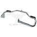 Mid-USA Front Crash Bar for 1997-2008 Harley-Davidson Touring, featuring mounting brackets and rubber pads, is shown on a white background with a TC Bros. Choppers watermark.