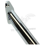 Mid-USA Front Crash Bar for 1997-2008 Harley-Davidson Touring, featuring mounting brackets and rubber pads, is shown on a white background with a TC Bros. Choppers watermark.