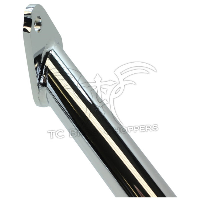 Mid-USA Front Crash Bar for 1997-2008 Harley-Davidson Touring, featuring mounting brackets and rubber pads, is shown on a white background with a TC Bros. Choppers watermark.