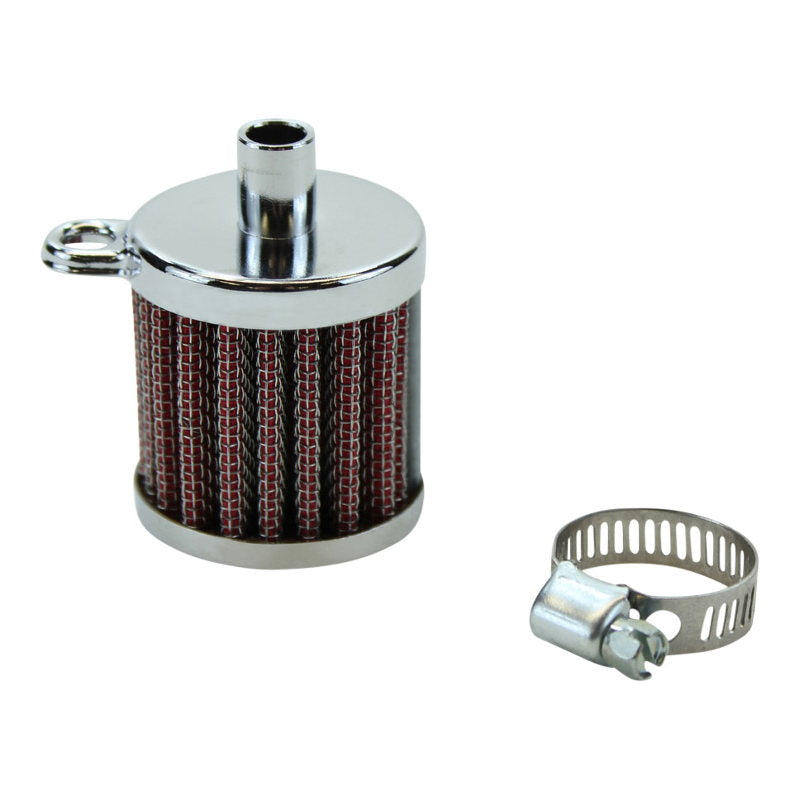 Crankcase Breather Filter With Mounting Tab (for 3/8" ID Hose)