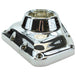 Chrome Mid-USA Cam Cover for 1999-2000 Harley-Davidson Twin Cam, featuring a circular center opening and mounting holes along the perimeter.
