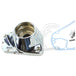 Mid-USA Cam Cover Kit for L1973-1992 Harley-Davidson Big Twin includes a chrome gear cover, gasket, bolts, washers, and O-rings—ideal for Big Twin models.