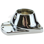 Mid-USA Cam Cover Kit for 1993-1999 Harley-Davidson Big Twin—includes chrome cover, gasket, screws, and washers displayed on a white background, perfect as a replacement cam cover or chrome gear cover for your Harley.