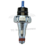 The SMP Oil Pressure Switch for 1984-1999 Harley-Davidson Big Twin by Mid-USA features threaded metal ends and a black plastic center.