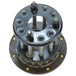 The Mid-USA Clutch Hub Assembly for 1941 to E1984 Harley-Davidson Big Twin is a metal automotive part with six bolts, cylindrical rods, and a circular base, designed specifically for Big Twin models.