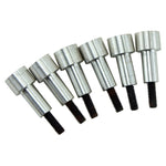 Five LC Fabrications XS650 Clutch Spring Retainer Sets on a white background.