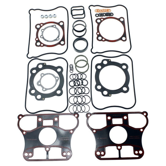 A James Top End Gasket Set 1986 - 1990 Sportster XL made by James Gaskets, specifically designed for a motorcycle, specifically for the Sportster model.