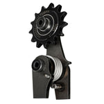 A Monster Craftsman sprocket on a white background with Weld On Chain Tensioner 530 series chain hardware.