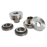 A set of TC Bros. Ironhead Sportster Steering Neck Cup Conversion Bearings 7/8 to 1 and a Big Twin conversion kit.