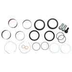 A Drag Specialties Fork Rebuild Kit With Bushings - 49mm 14-21 FLHT/FLHR/FLHX/FLTRX/FLTRU/FLTRK, 16-21 Sportster XL1200, including seals and rings for a bicycle.