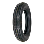 A single Shinko 240 Tire, a durable high-mileage motorcycle tire from Shinko, is shown upright with its classic tread pattern clearly visible against a white background.