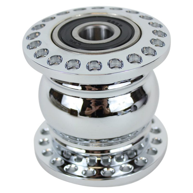Chrome Front 40 Spoke Spool Wheel Hub fits 3/4 Harley Axle – TC Bros