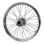 The Moto Iron® 21” × 2.15” front wheel fits 1984-1999 Harley-Davidson Big Twin models and Moto Iron Springers.