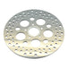A Moto Iron® 11.5" Front Brake Rotor Harley Softail, Dyna, & Sportster 84-13 Polished (fits Moto Iron Springer) with a polished finish on a white background.