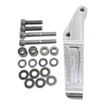 A set of TC Bros. Front Radial Brake Bracket 2000-17 Harley Stock Rotor bolts and washers for an OEM Harley calipers front brake conversions.