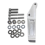 A set of TC Bros. Front Radial Brake Bracket 2000-17 Harley Stock Rotor bolts and washers for an OEM Harley calipers front brake conversions.