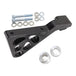 A black TC Bros. 2000-2005 Harley Dyna Rear Radial Brake Bracket with a bolt and nut for a motorcycle, offering performance improvements.