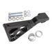 A black aluminum mounting bracket for a TC Bros. 2006-2007 Harley Dyna Rear Radial Brake Bracket sportbike motorcycle.