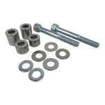 A set of TC Bros. Radial Rear Brake Caliper Shim Spacer Kit for 12.6in Rear Rotors on a white background.