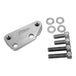 A TC Bros. Axial Brembo Front RH Bracket 2000-2007 Harley 12.6in Rotor with bolts and screws for front brake conversions of Harley Models.
