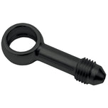 Seven metallic and black Goodridge Universal AN-Type Brake Line Fittings by Goodridge are arranged in a circle around a T-shaped fitting, ideal for brake or hydraulic systems, set against a white background.