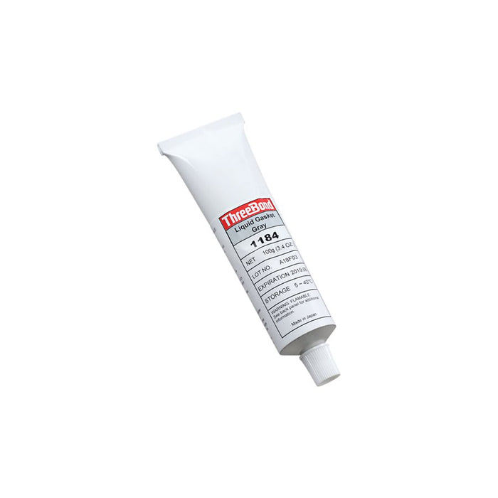 A tube of Three Bond 1184 Liquid Gasket Sealant 3.4oz on a white background.