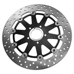 A TC Bros. 12.6in Oversized Rear Floating Brake rotor on a white background.