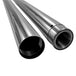 Two TC Bros. Fork Tubes Chrome +4" Length 49mm for FXD/FXDWG Dyna Wide Glide on a white background.