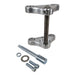 A set of TC Bros. Extra Narrow Triple Tree Set for 2008-2022 Harley Davidson Sportster triple trees for a motorcycle.