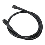 Two Goodridge Universal AN-Type Brake Lines—one silver, one black—with stainless steel braided hoses and threaded connectors are coiled together on a white background, suitable for hydraulic and brake fluid applications.
