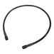 Two Goodridge Universal AN-Type Brake Lines—one silver, one black—with stainless steel braided hoses and threaded connectors are coiled together on a white background, suitable for hydraulic and brake fluid applications.