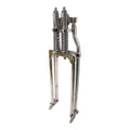 An image of a motorcycle with a Moto Iron® Chrome Springer Kit For Yamaha XS650 -2 Under.